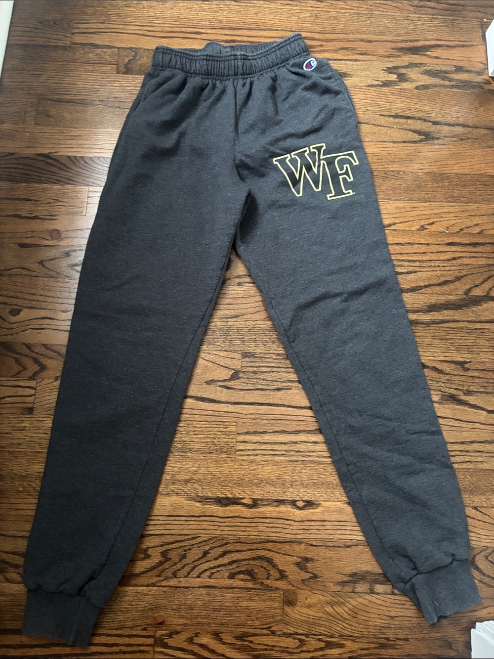 Champion Wake Forest Dark Gray Fleece Sweatpants